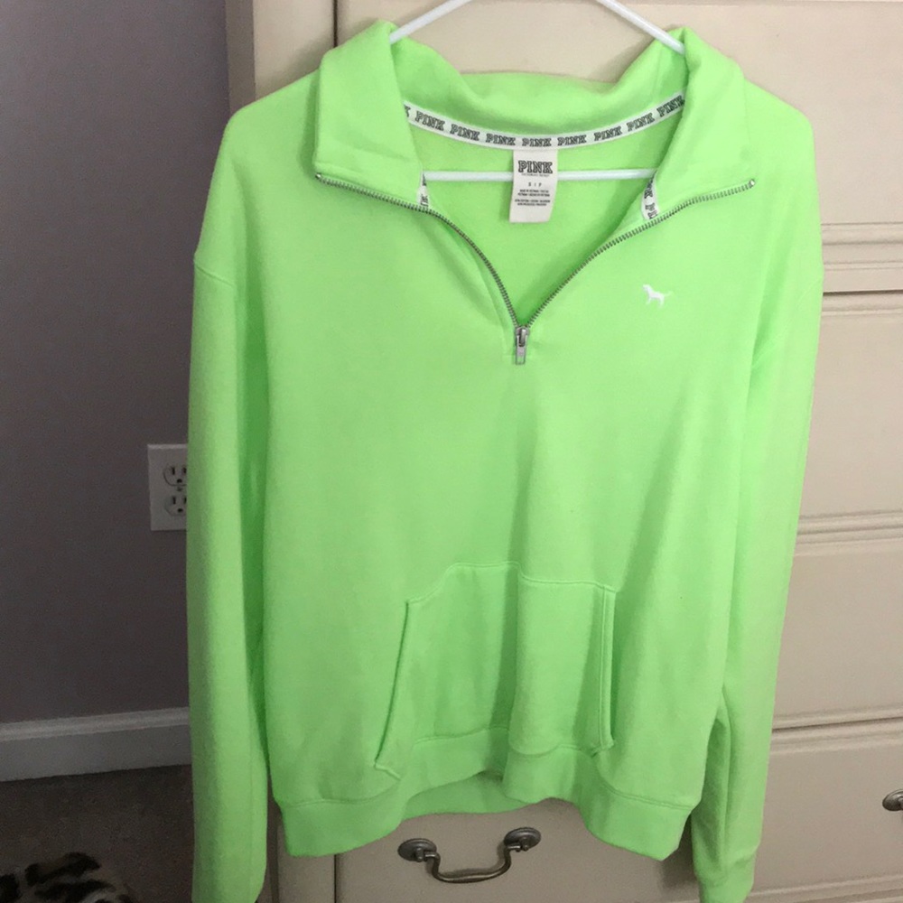 Victoria secret pink half zip hoodie